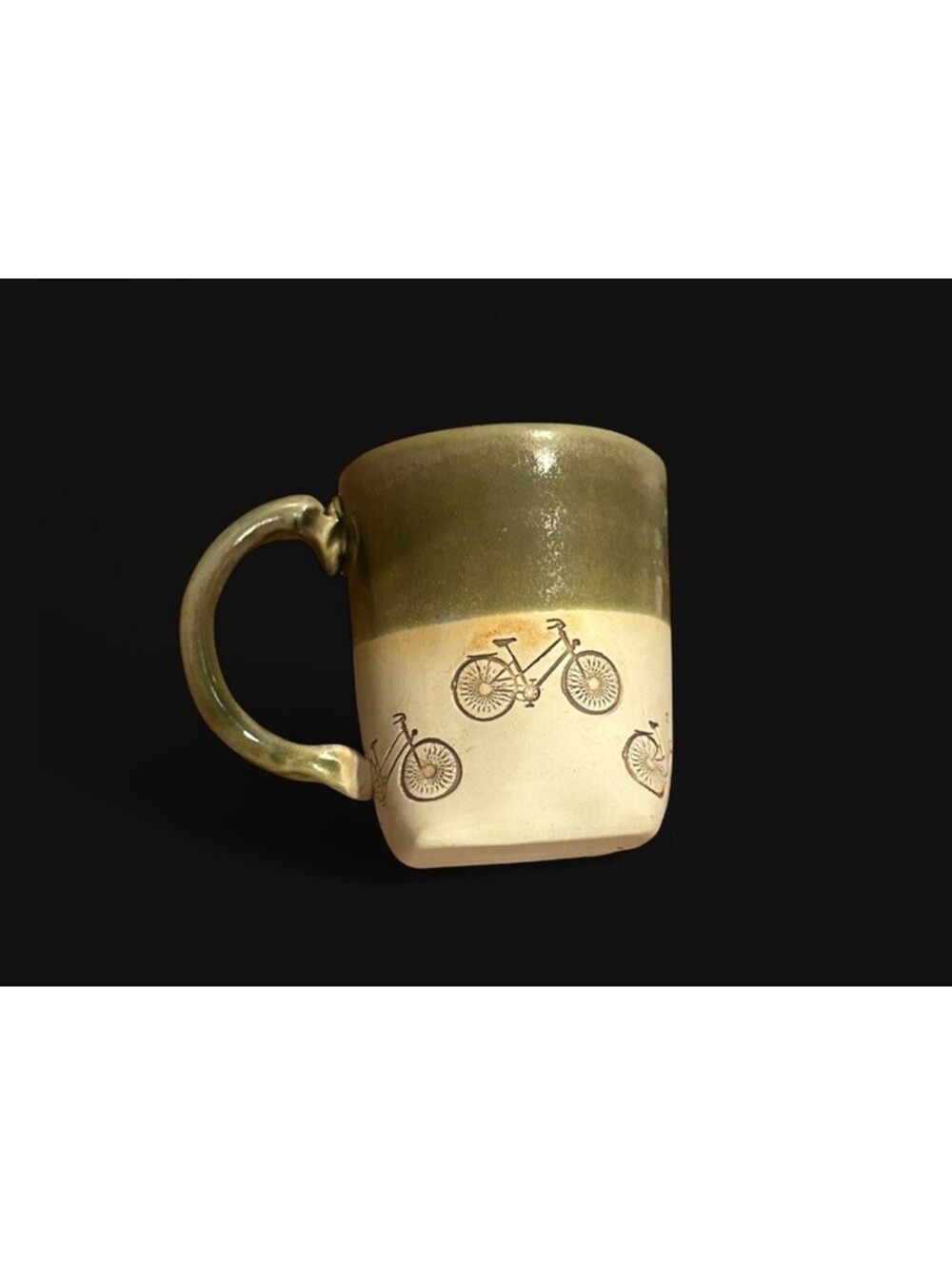 Colleen Deiss Handmade Ceramic “Enjoy The Ride” Bicycle Mug